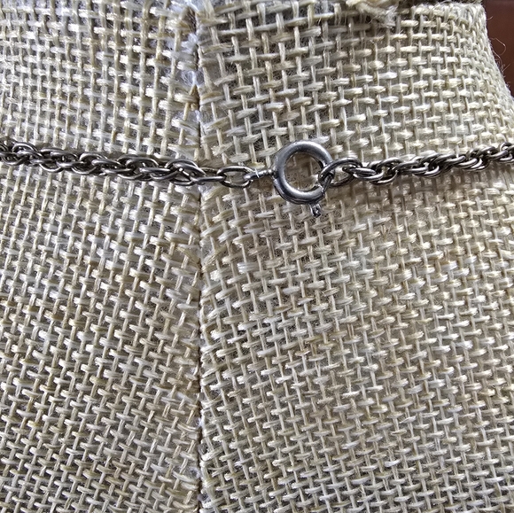 ART Arthur Pepper Silver Tone Filigree Purse Vintage Pendant Locket Necklace - Picture 8 of 9